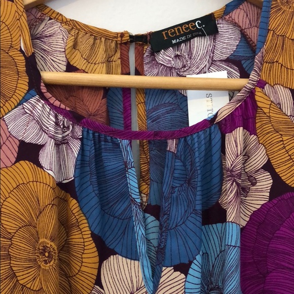 Renee C floral dress size XL NWT - Picture 3 of 6